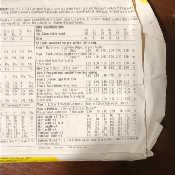 Vintage simplicity skirt pattern - Picture 4 of 6